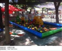 成都鱼子酱儿童沙滩玩具游乐充气滑梯道具现货低价出租租赁