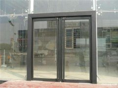 建新安装玻璃门安装门禁